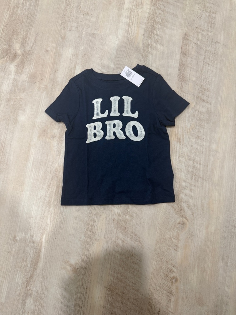 Old Navy Navy Blue 'LIL BRO' Graphic Tee
